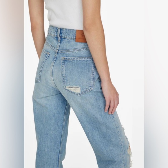 Anine Bing Olsen Jeans Destructed Lake Indigo Sz. 24 - Picture 2 of 15